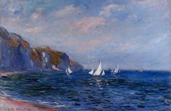 尅勞德 莫奈 Cliffs and Sailboats at Pourville